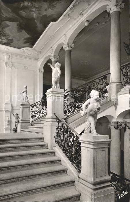 Eichstaett Oberbayern Treppenhaus Hochfuerstliche Residenz
