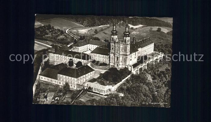 Banz Bad Staffelstein Schlossgaststaette Fliegeraufnahme