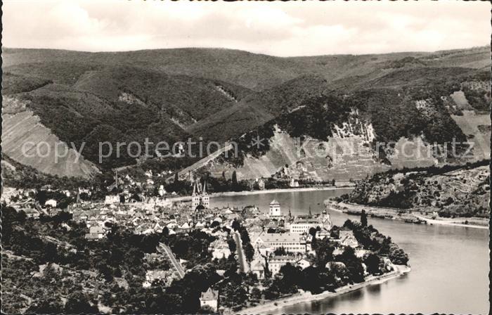 Boppard Rhein Fliegeraufnahme