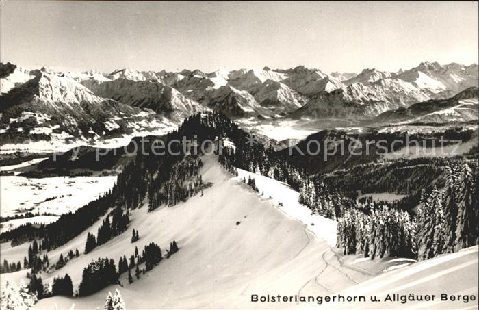 Bolsterlang Bolsterlangerhorn Allgaeuer Berge