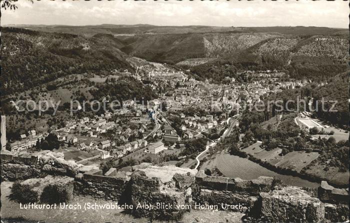 Bad Urach Blick vom Hohen Urach