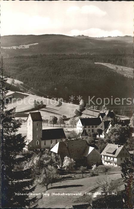 Saig Schwarzwald Blick auf Saig