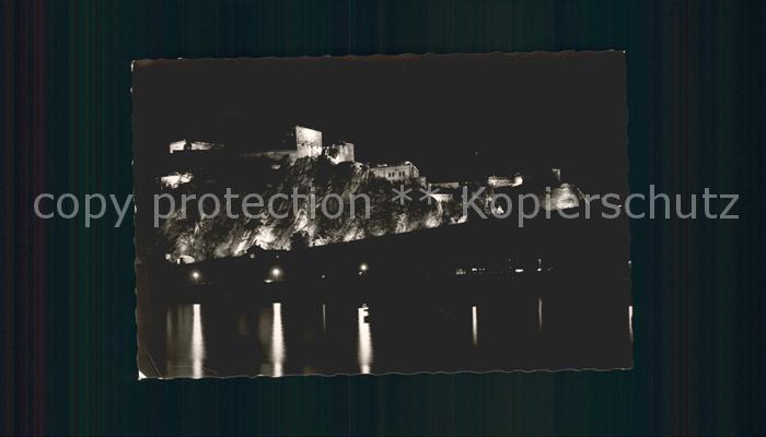 Koblenz Rhein Ehrenbreitstein bei abendlicher Beleuchtung