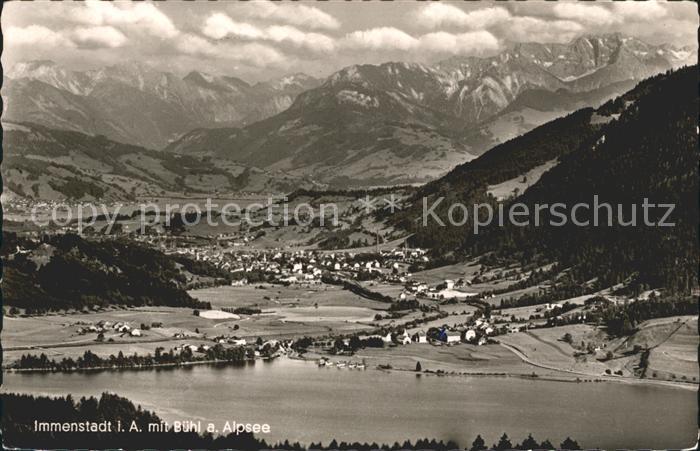 Immenstadt Allgaeu Immenstadt mit Buehl am Alpsee
