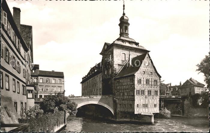 Bamberg Altes Rathaus in der Regnitz