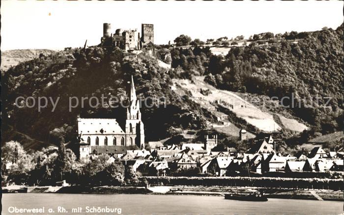 Oberwesel Rhein Schoenburg