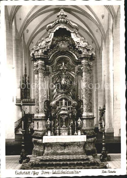 Eichstaett Oberbayern Dom Willibaldsaltar
