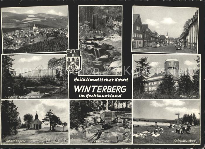 Winterberg Hochsauerland Schwimmbad Kapelle Astenturm