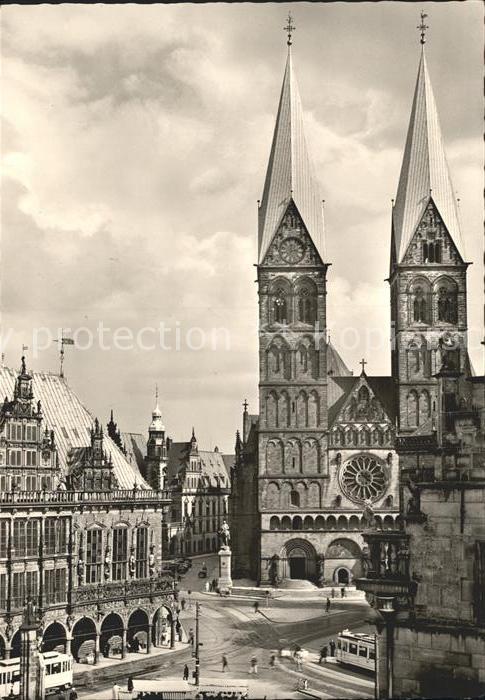 BREMEN  CITY Marktplatz Dom Rathaus