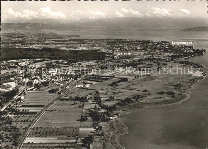 Eriskirch Naturschutzgebiet Langenargen Fliegeraufnahme