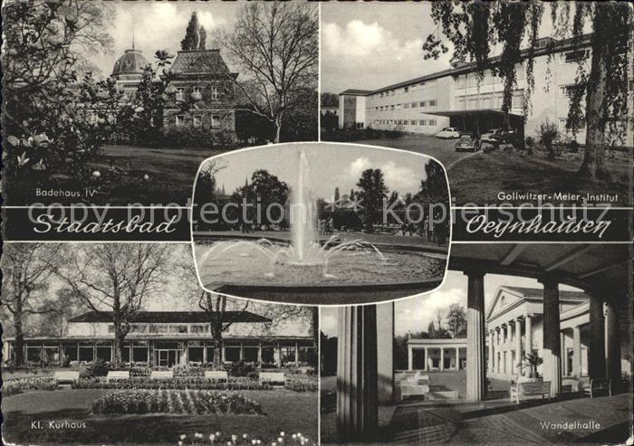 Bad Oeynhausen Kleines Kurhaus Gollwitzer- Meier- Institut Badehaus IV