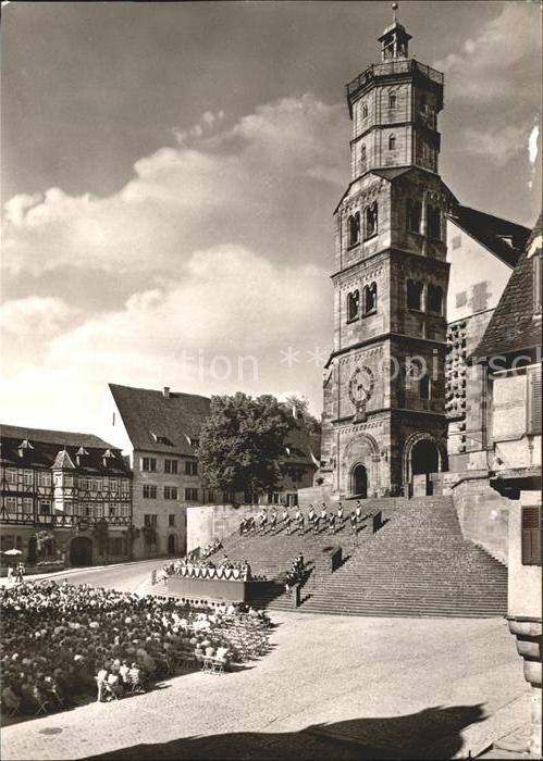 Schwaebisch Hall Michaeliskirche Freilichtspiele