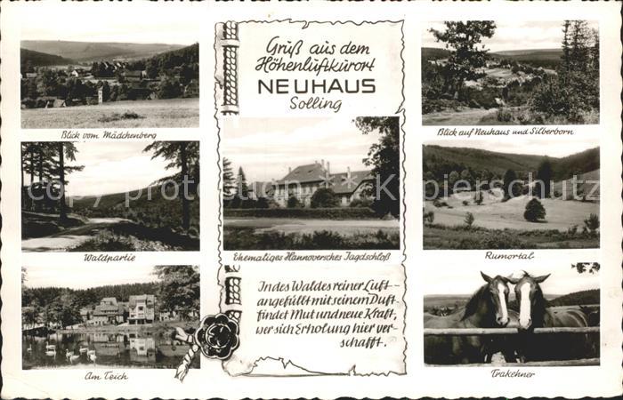 Neuhaus Solling Maedchenberg Silberborn Waldparte Ehem Hann Jagdschloss Rumortal