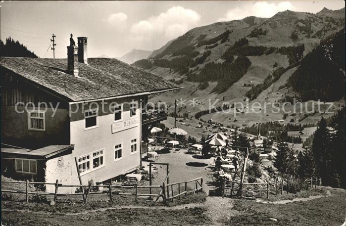 Mittelberg Kleinwalsertal Blick von der Buehlalpe