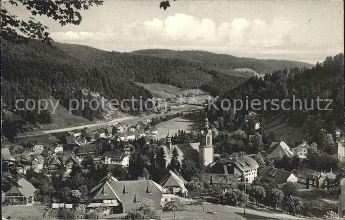 Todtmoos Schwarzwald BW Ortsansicht