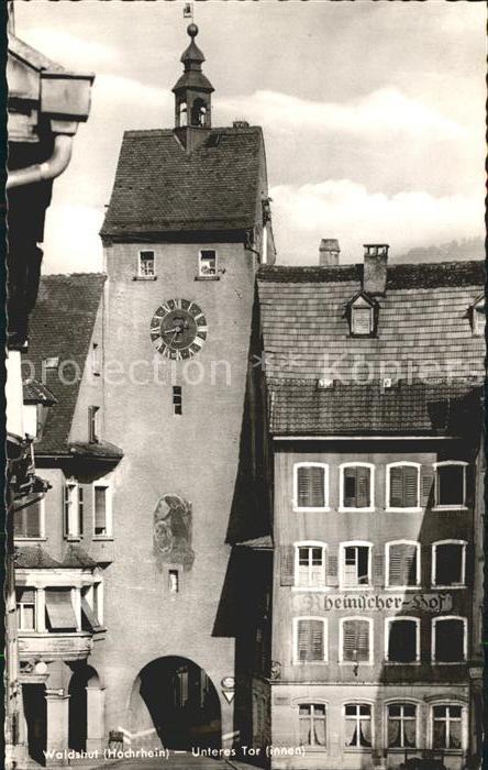 Waldshut Tiengen Rhein Unteres Tor Rheinischer Hof