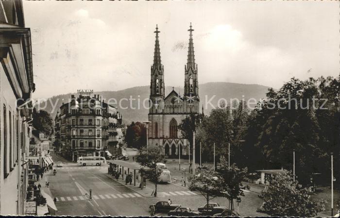 BADEN-BADEN BW Augustaplatz Kirche