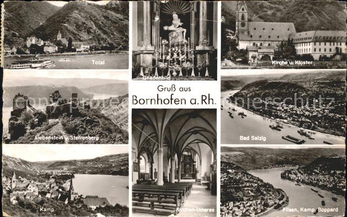 Kamp-Bornhofen Total Kirche Kloster Liebenstein Sterrenberg Bad Salzig Kamp Kirc