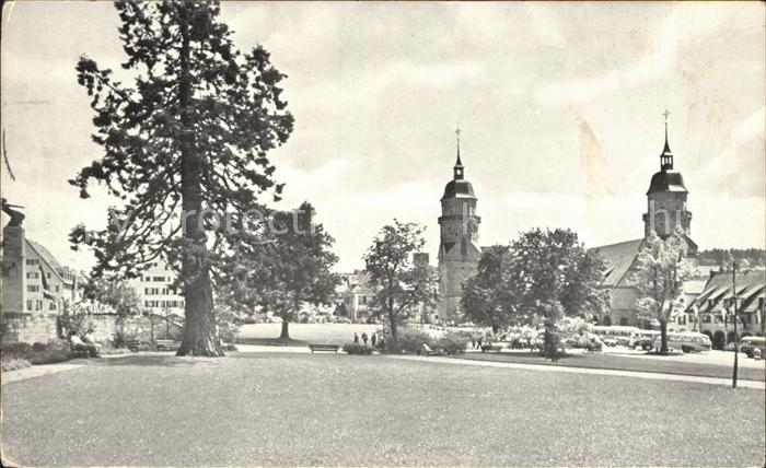 FREUDENSTADT BW Marktplatz mit Stadtkirche