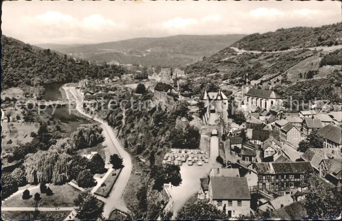Heimbach Eifel Panorama Kirche Burg