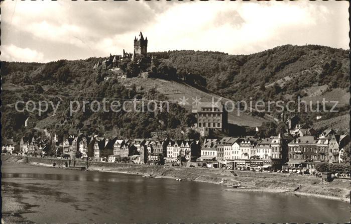 Cochem Mosel Teilansicht mit Burg