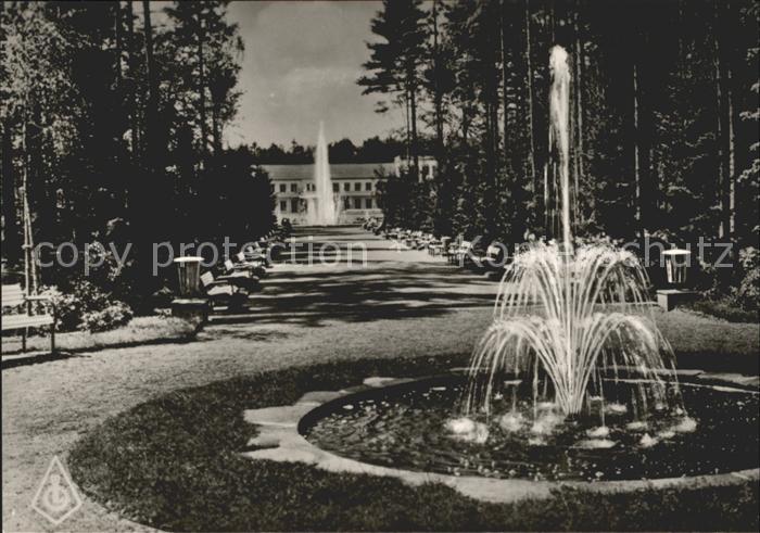 Bad Woerishofen Kuranlagen Fontaene