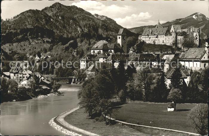 Fuessen Allgaeu mit Forggensee