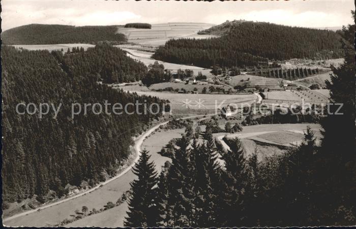 Schwalefeld Blick aus dem Itterbachtal