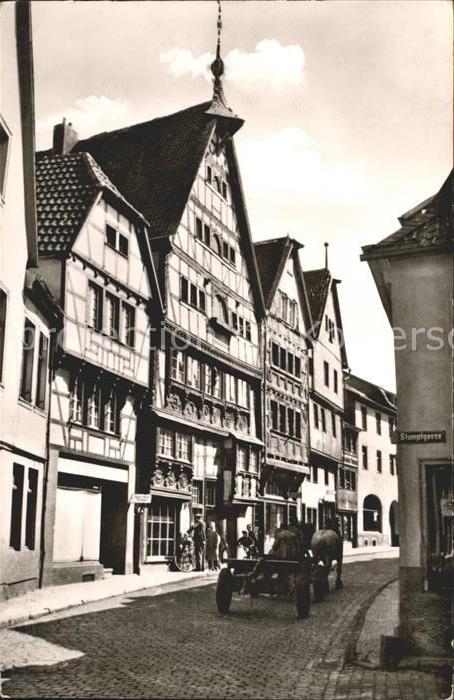 Muenstereifel Bad Orchheimerstrasse mit Windeckhaus Pferdefuhrwerk