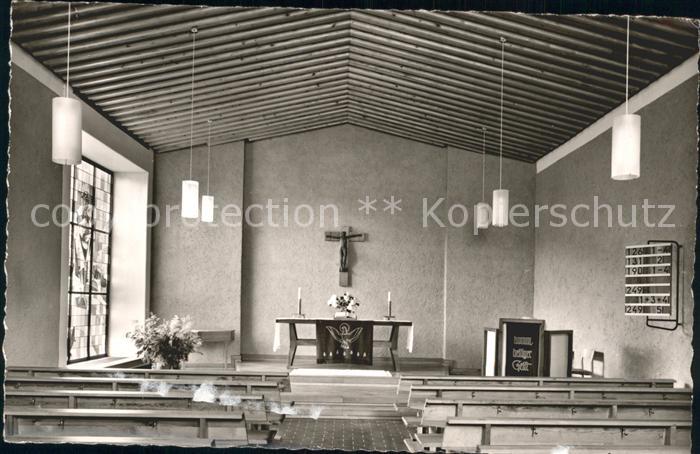 Todtmoos Schwarzwald BW Ev Kirche Inneres