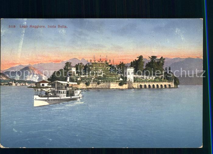 Lago Maggiore Isola Bella Fahrgastschiff