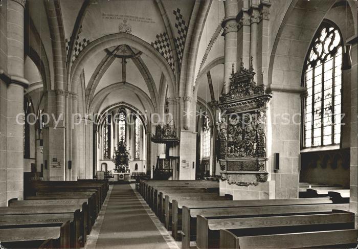 Lemgo Lippe NRW Inneres der gotischen Nikolaikirche