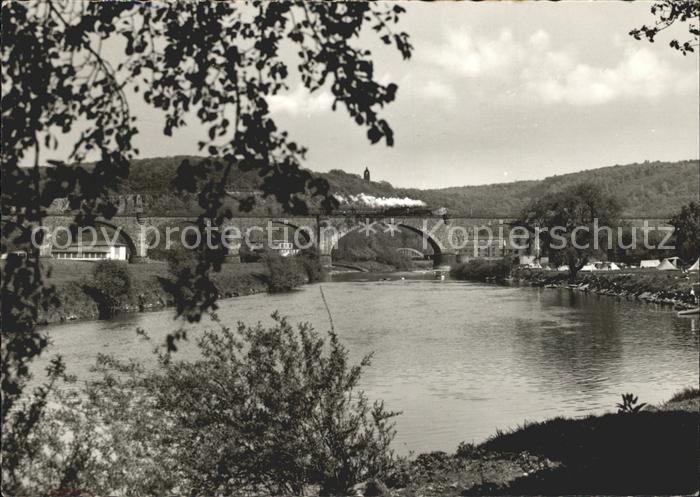 Witten Ruhr Viadukt und Berger Denkmal