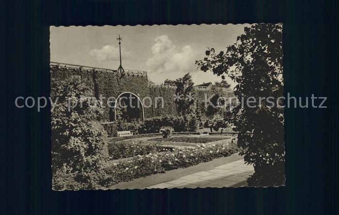 Bad Salzuflen Rosengarten mit Saline