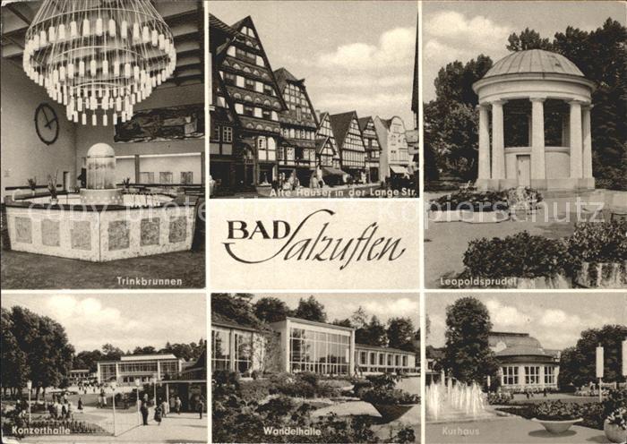 Bad Salzuflen Trinkbrunnen Lange Str Leopoldsprudel Konzerthalle Wandelhalle Kur