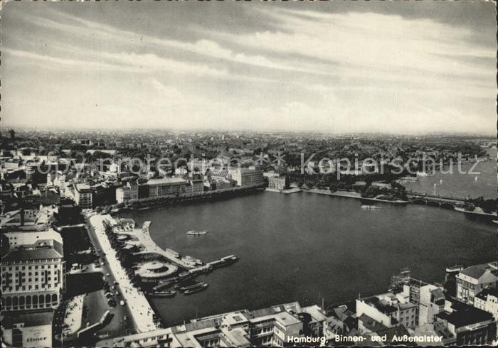 HAMBURG  CITY Binnen und Aussenalster