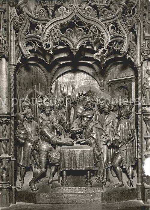 Schleswig Holstein Dom Bordesholmer Altar Eichenholz Abrahams Heimkehr nach Befr