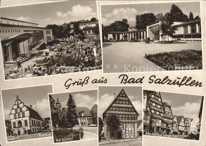 Bad Salzuflen Konzerthalle Kurhaus Wandelhalle Rathaus Salzhof Haus Backs Alte H