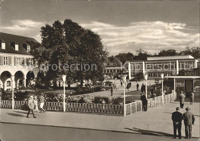 Bad Salzuflen Kurpark Eingang mit Konzerthalle
