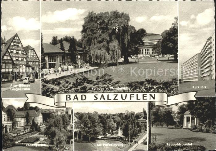 Bad Salzuflen Alte Haeuser Lange Str Kurhaus Wandelhalle Kurklinik Rosengarten P
