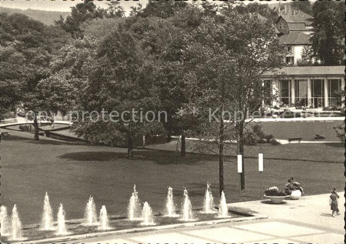 Bad Salzuflen Kurpark Wasserspiele Wandelhalle