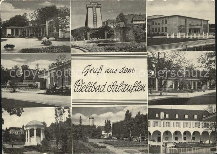 Bad Salzuflen Kurhaus Kurpark Saline Wasserspiele Trinkbrunnen