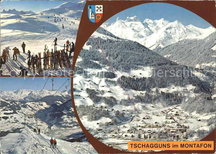 Tschagguns Vorarlberg Skikurs Skilift Totalansicht