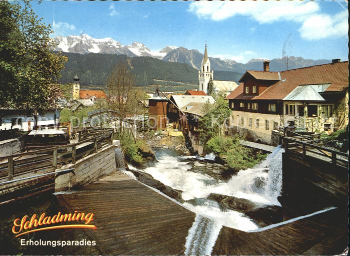 Schladming Obersteiermark Motiv am wildromantischen Talbach