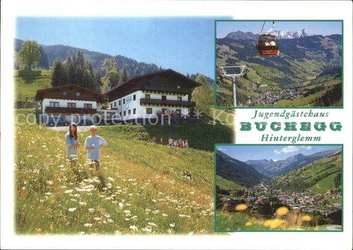 Saalbach-Hinterglemm Jugendgaestehaus Buchegg Gondelbahn Panorama
