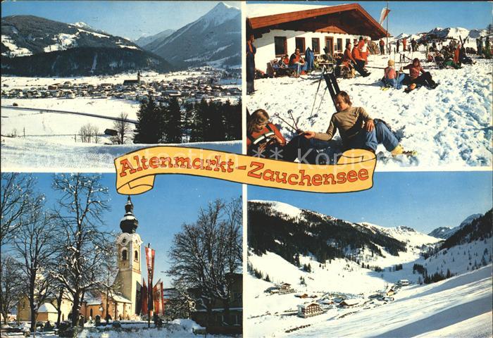 Altenmarkt Pongau Panorama Skihuette Kirche