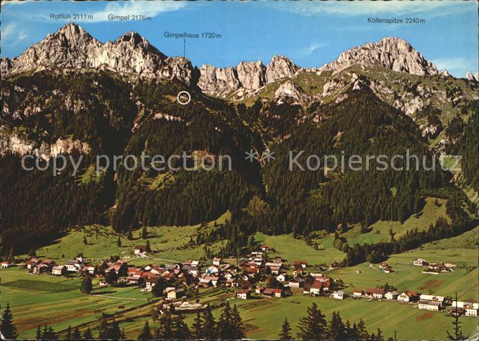Nesselwaengle Tirol Rotflueh Gimpel Gimpelhaus Koellenspitze