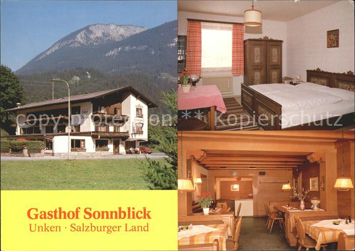 Unken Gasthof Sonnblick Zimmer Gastraum