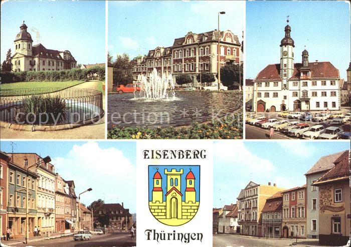 Eisenberg Thueringen Platz der Republik Rathaus Ernst Thaelmann Platz