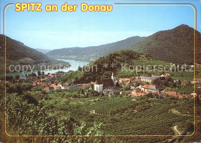 Spitz Donau Fliegeraufnahme